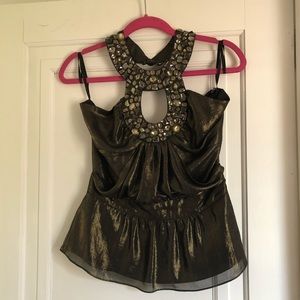 Bebe Peplum Top
